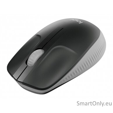 Logitech Full size Mouse M190 	Wireless Mid Grey USB 5