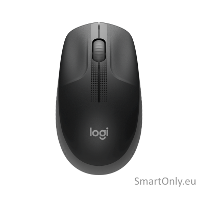 Logitech Full size Mouse M190 	Wireless Mid Grey USB 2