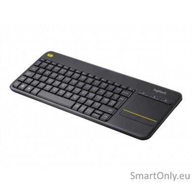 Logitech K400 Plus Keyboard with Trackpad Wireless Key life: Up to 5 million keystrokes NL 380 g USB port Black 9