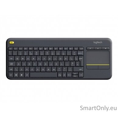 Logitech K400 Plus Keyboard with Trackpad Wireless Key life: Up to 5 million keystrokes NL 380 g USB port Black 11