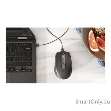 Logitech Logitech MX Anywhere 3S Mouse - RF Wireless + Bluetooth, Laser, 8000 DPI, Graphite Logitech 12