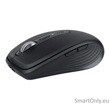 Logitech Logitech MX Anywhere 3S Mouse - RF Wireless + Bluetooth, Laser, 8000 DPI, Graphite Logitech 3