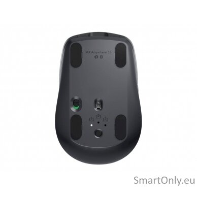 Logitech Logitech MX Anywhere 3S Mouse - RF Wireless + Bluetooth, Laser, 8000 DPI, Graphite Logitech 10