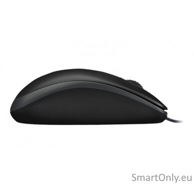Logitech Mouse B100 Wired Black 10
