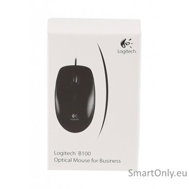 Logitech Mouse B100 Wired Black 2