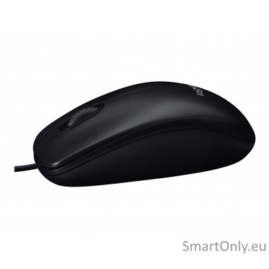 Logitech Mouse B100 Wired Black 4