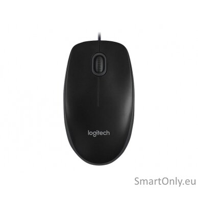Logitech Mouse B100 Wired Black 5
