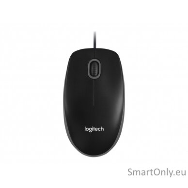 Logitech Mouse B100 Wired Black 7