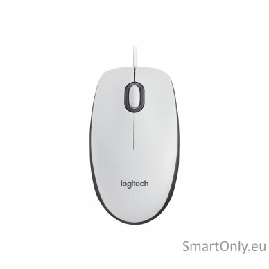 Logitech Mouse M100, White Logitech 1