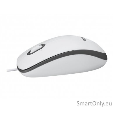 Logitech Mouse M100, White Logitech 3