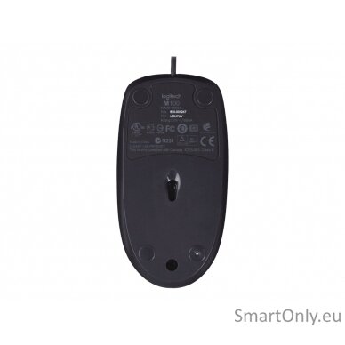 Logitech Mouse  M100 Wired Optical mouse Black 8