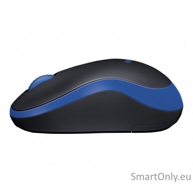 Logitech Mouse M185 Wireless Blue/ black 8