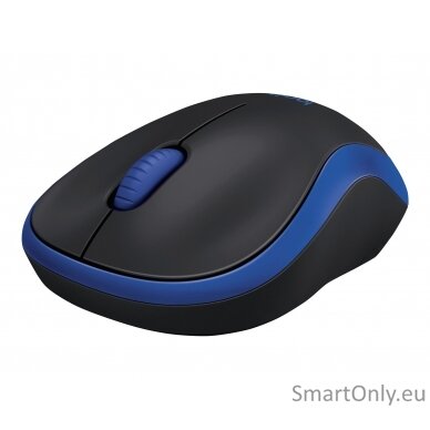 Logitech Mouse M185 Wireless Blue/ black 4