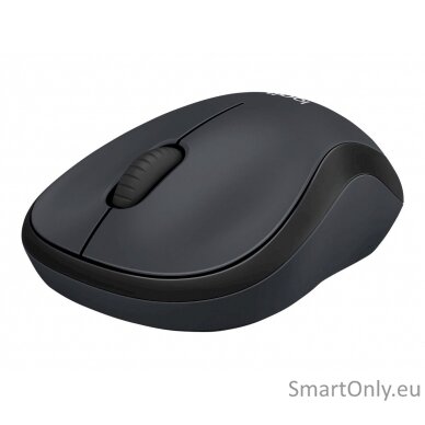 Logitech Mouse M220 SILENT 	Wireless Charcoal USB 2