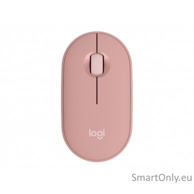 Logitech Mouse | Pebble 2 M350S | Wireless | Bluetooth | Tonal Rose 1