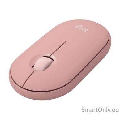 Logitech Mouse | Pebble 2 M350S | Wireless | Bluetooth | Tonal Rose