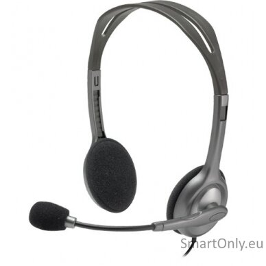 Logitech | Stereo headset | H111 | On-Ear Built-in microphone | 3.5 mm | Grey 4