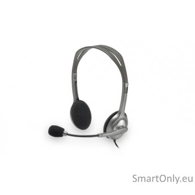 Logitech | Stereo headset | H111 | On-Ear Built-in microphone | 3.5 mm | Grey 5