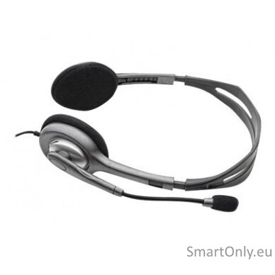 Logitech | Stereo headset | H111 | On-Ear Built-in microphone | 3.5 mm | Grey 11