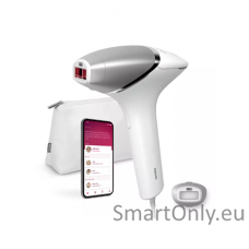 Lumea IPL 8000 Series Hair Removal Device with SenseIQ | BRI940/00 | Bulb lifetime (flashes) 450.000 | Number of power levels 5 | White/Silver