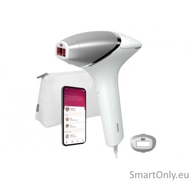 Lumea IPL 8000 Series Hair Removal Device with SenseIQ | BRI940/00 | Bulb lifetime (flashes) 450.000 | Number of power levels 5 | White/Silver 4