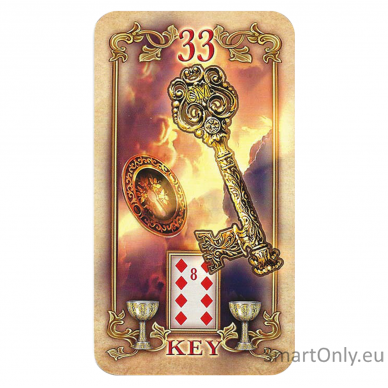 Lustrous Lenormand Oracle kortos Llewellyn 9