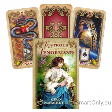 Lustrous Lenormand Oracle kortos Llewellyn