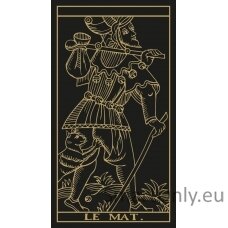 Marseille Tarot kortos aukso ir juodos sp. leidimas Lo Scarabeo