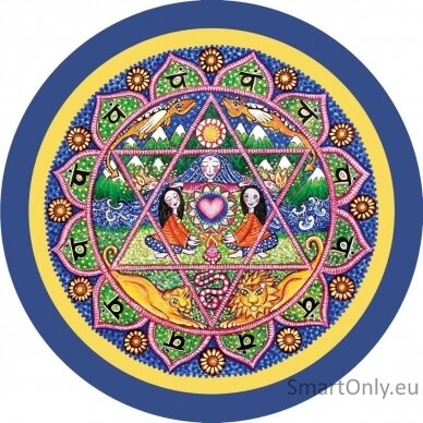 Mandala Healing Oracle Kortos Blue Angel 7