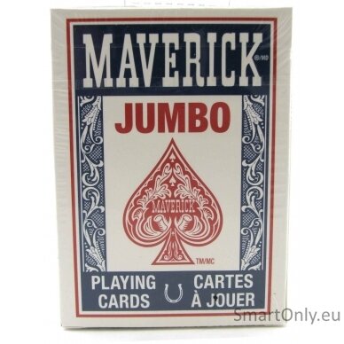 Maverick Jumbo Index kortos (Mėlynos) 2