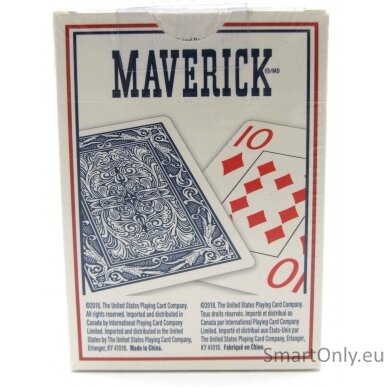 Maverick Jumbo Index kortos (Mėlynos) 4