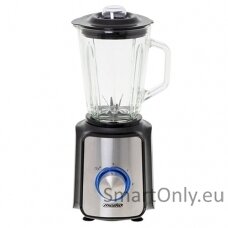 Mesko Blender MS 4080 Tabletop 600 W Jar material Glass Jar capacity 1.5 L Ice crushing Black/Silver