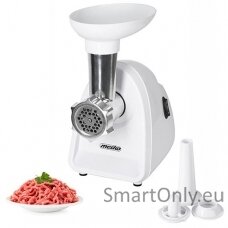 Mesko Meat mincer MS 4809 White 350 W Middle size sieve; mince sieve; poppy sieve; plunger; sausage filler