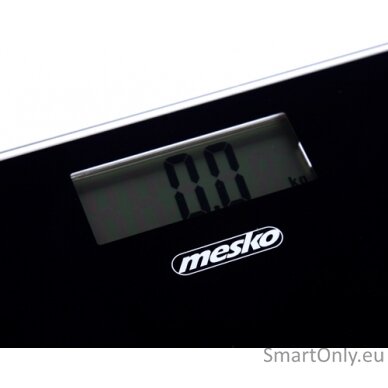 Mesko Bathroom scale 8150b Maximum weight (capacity) 150 kg, Accuracy 100 g, Body Mass Index (BMI) measuring, Black 3