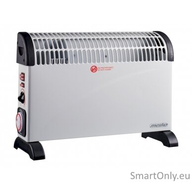 Mesko Convector Heater with Timer and Turbo Fan MS 7741w 2000 W, Number of power levels 3, White