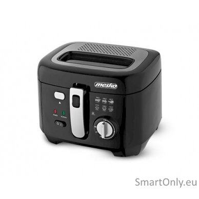 Mesko Deep fryer  MS 4908  Power 1800 W Capacity 2.5 L Black