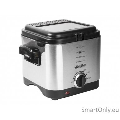 Mesko Deep Fryer MS 4910 Power 900 W Capacity 1.5 L Silver