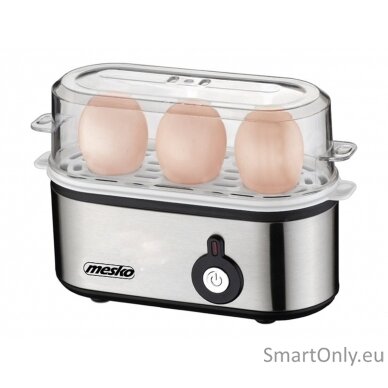 Mesko Egg boiler MS 4485 Stainless steel 210 W Functions For 3 eggs