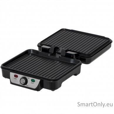 Mesko Grill MS 3050 Contact grill 1800 W Black/Stainless steel 2