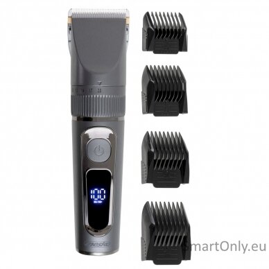 Mesko | Hair Clipper with LCD Display | MS 2843 | Cordless | Number of length steps 4 | Stainless Steel 2