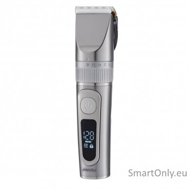 Mesko | Hair Clipper with LCD Display | MS 2843 | Cordless | Number of length steps 4 | Stainless Steel