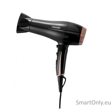 Mesko Hair Dryer MS 2249 2000 W, Number of temperature settings 3, Black/Pink 1