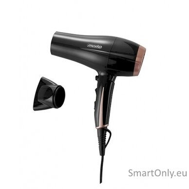 Mesko Hair Dryer MS 2249 2000 W, Number of temperature settings 3, Black/Pink 2