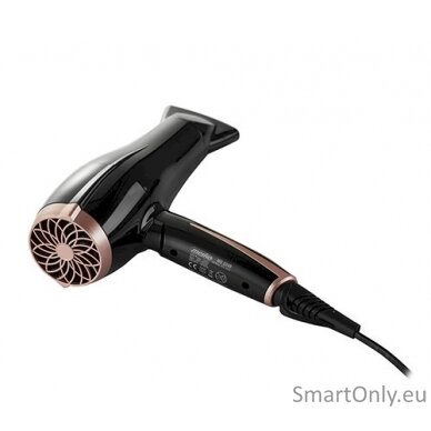 Mesko Hair Dryer MS 2249 2000 W, Number of temperature settings 3, Black/Pink 3