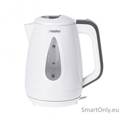 Mesko Kettle | MS 1261g | Electric | 2200 W | 1.7 L | Polypropylene | 360° rotational base | Grey 1