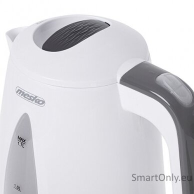 Mesko Kettle | MS 1261g | Electric | 2200 W | 1.7 L | Polypropylene | 360° rotational base | Grey 10