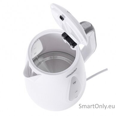 Mesko Kettle | MS 1261g | Electric | 2200 W | 1.7 L | Polypropylene | 360° rotational base | Grey 4