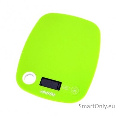 Mesko Kitchen scale MS 3159g Maximum weight (capacity) 5 kg Graduation 1 g Display type LCD Green 1