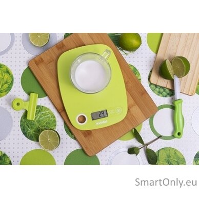 Mesko Kitchen scale MS 3159g Maximum weight (capacity) 5 kg Graduation 1 g Display type LCD Green 2