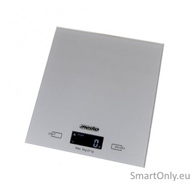 Mesko Kitchen Scales MS 3145 Maximum weight (capacity) 5 kg Graduation 1 g Display type LCD Silver 4